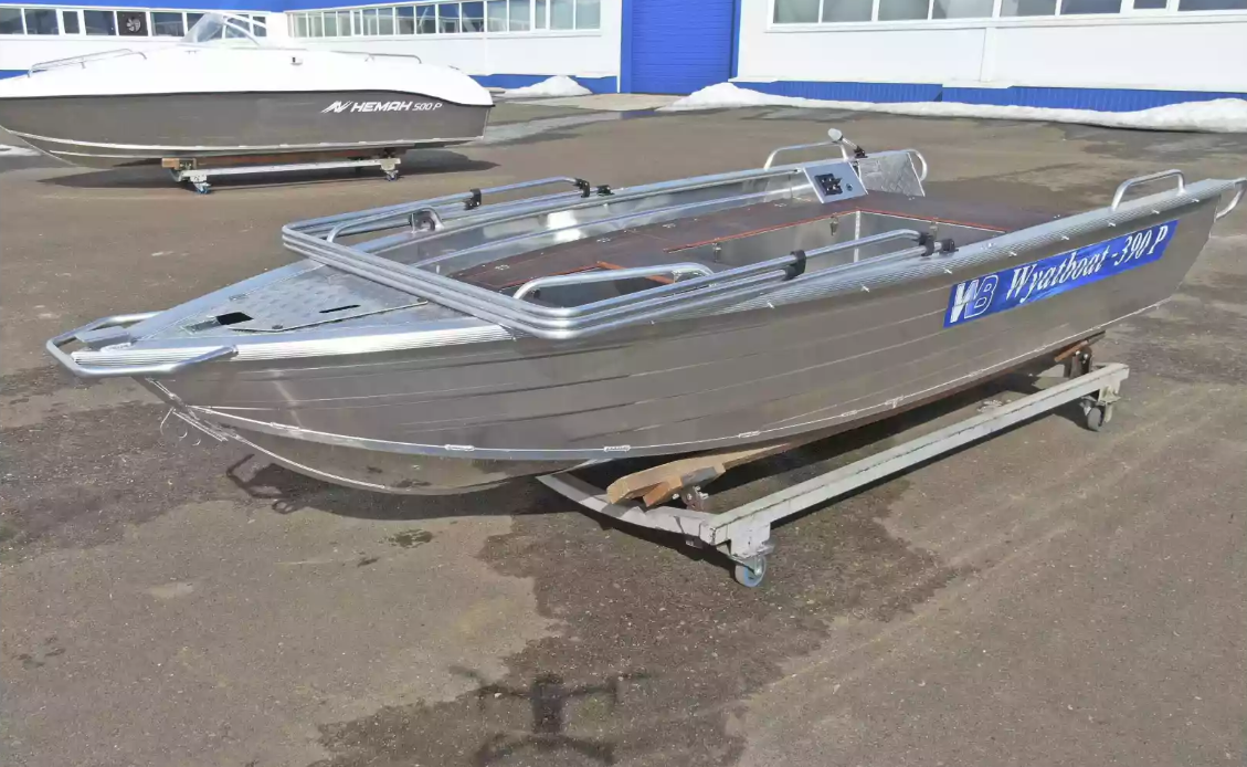 Алюминиевая лодка Wyatboat-390РМ в Химках