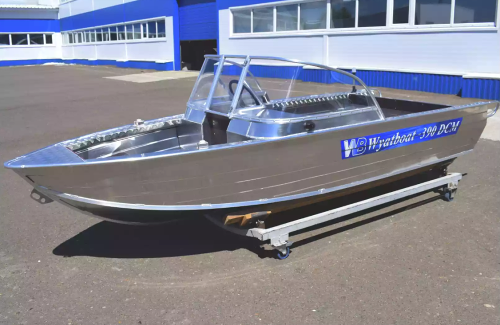 Алюминиевая лодка Wyatboat-390 DCM в Химках