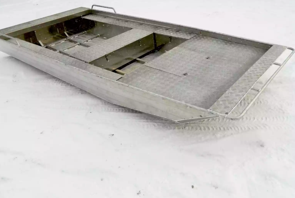 Алюминиевая лодка Wyatboat-390 Jonboat в Химках