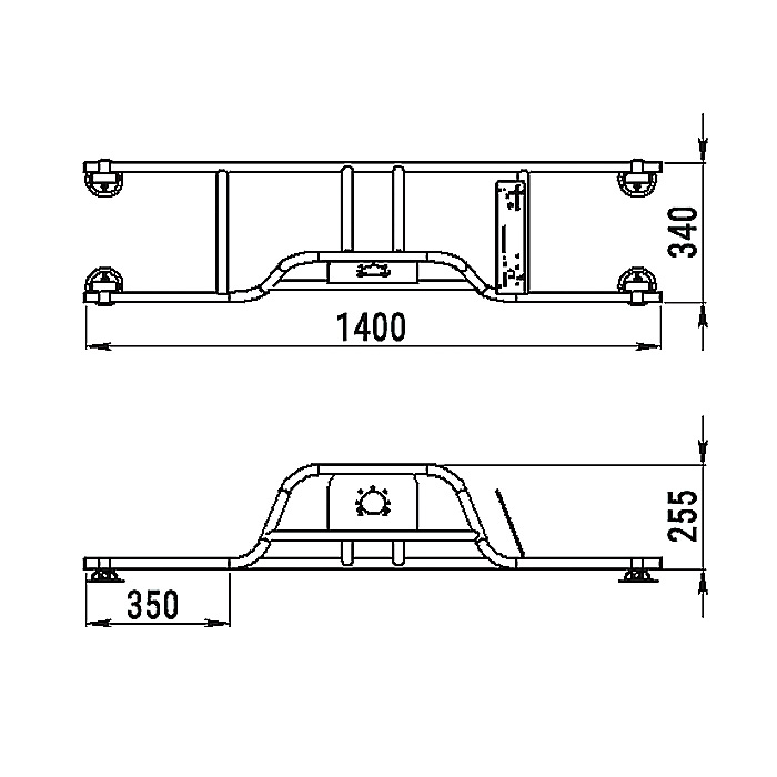 Стойка рулевая с бортовым креплением малая в Химках
