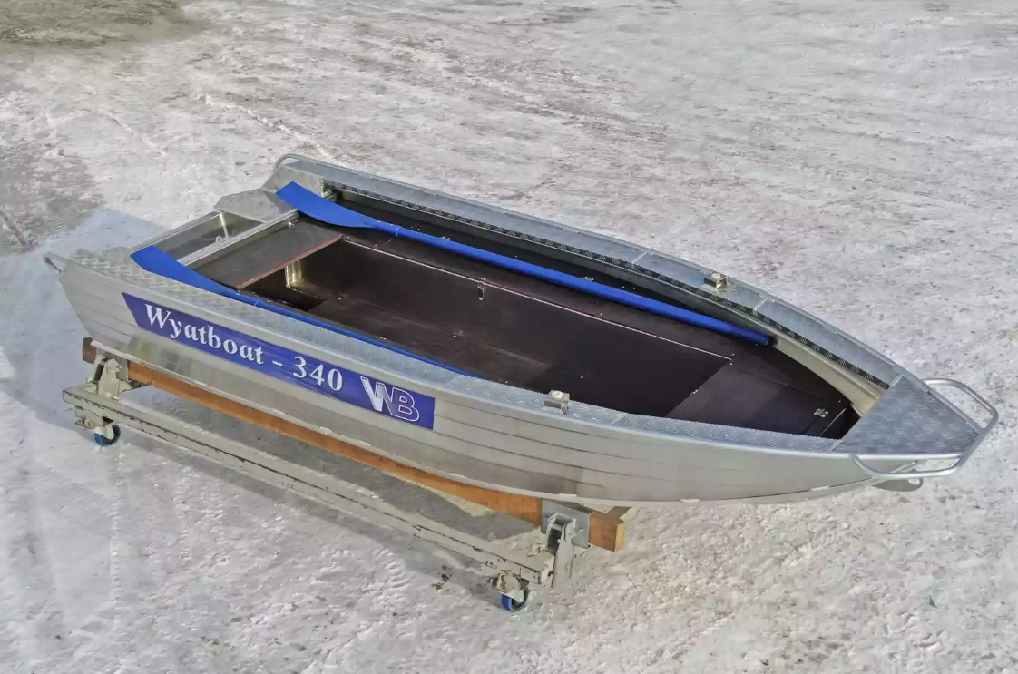 Алюминиевая лодка Wyatboat-340 РМ в Химках