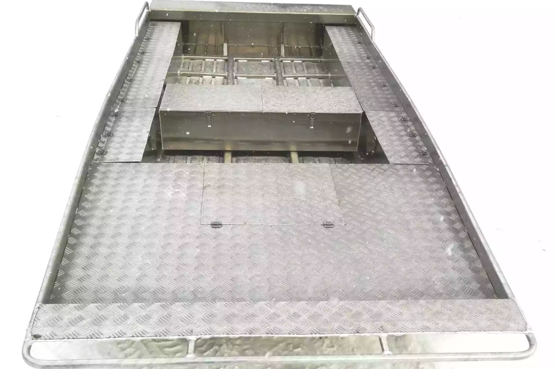 Алюминиевая лодка Wyatboat-390 Jonboat в Химках