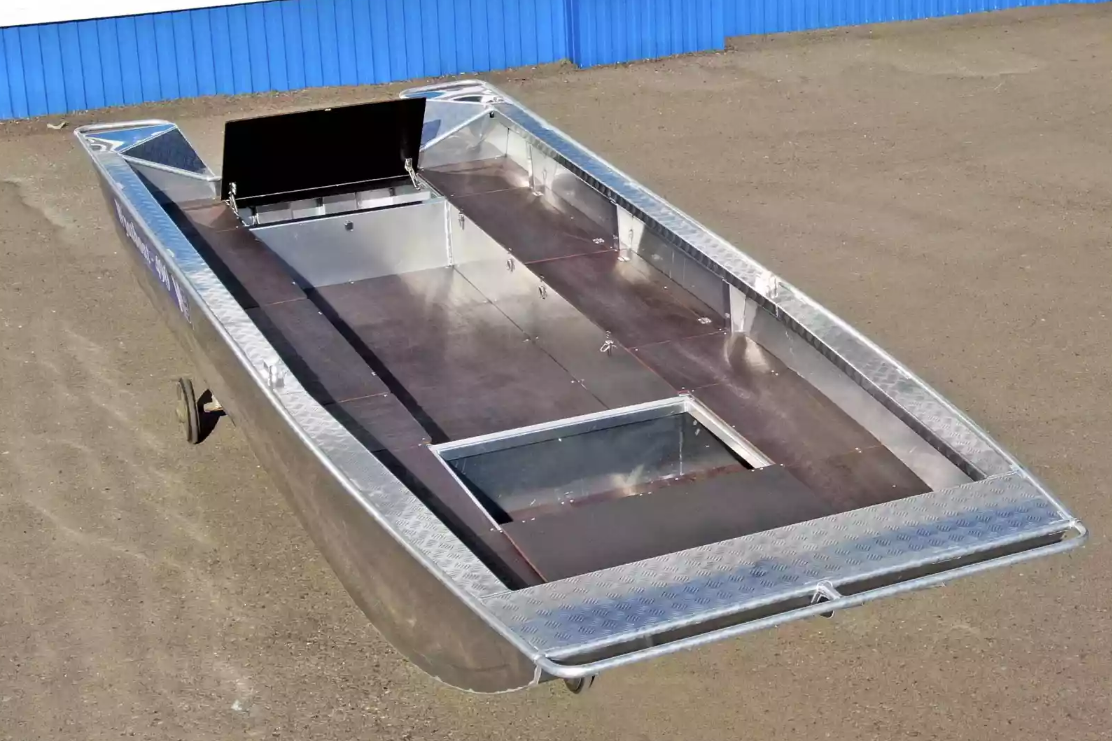 Алюминиевая лодка Wyatboat-490 Jonboat в Химках