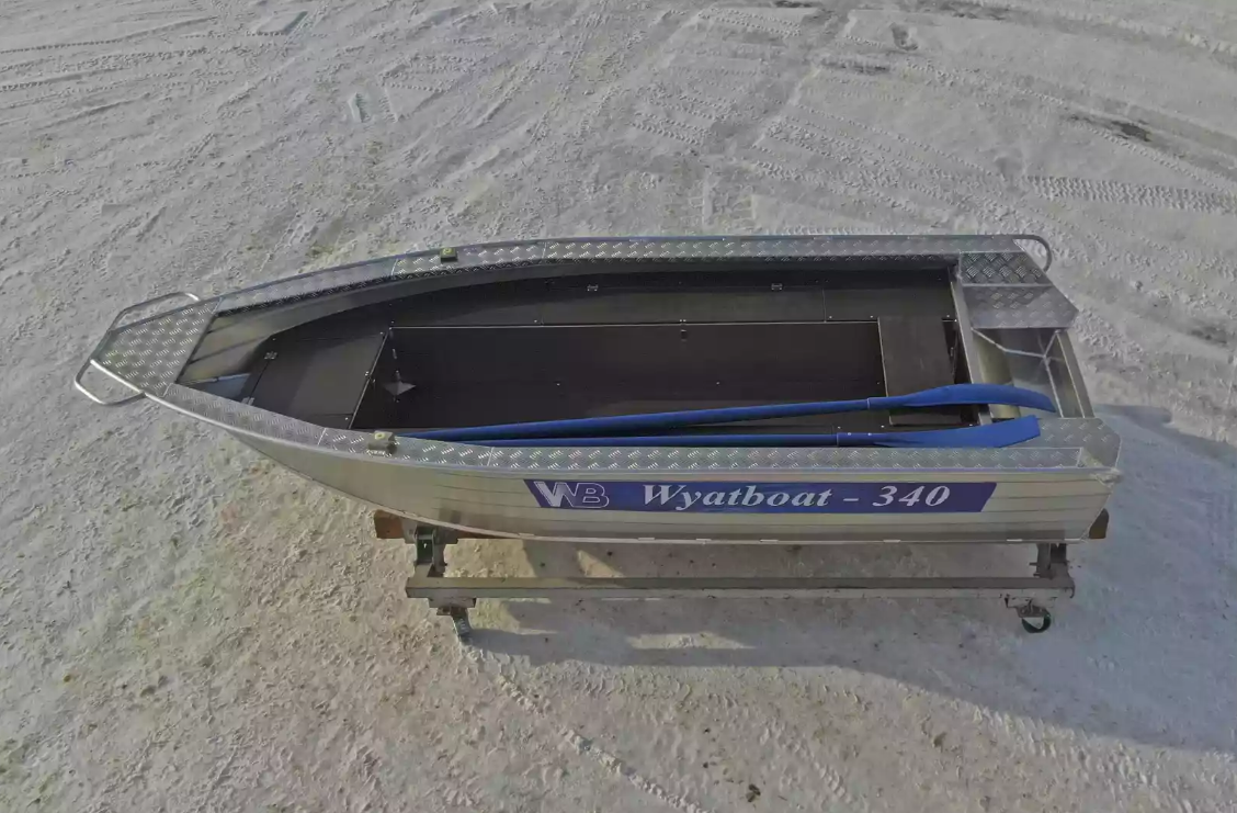 Алюминиевая лодка Wyatboat-340 РМ в Химках