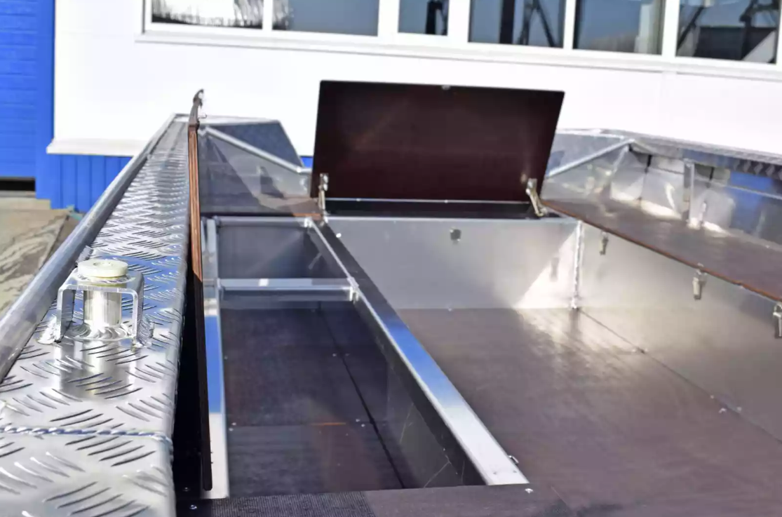 Алюминиевая лодка Wyatboat-490 Jonboat в Химках