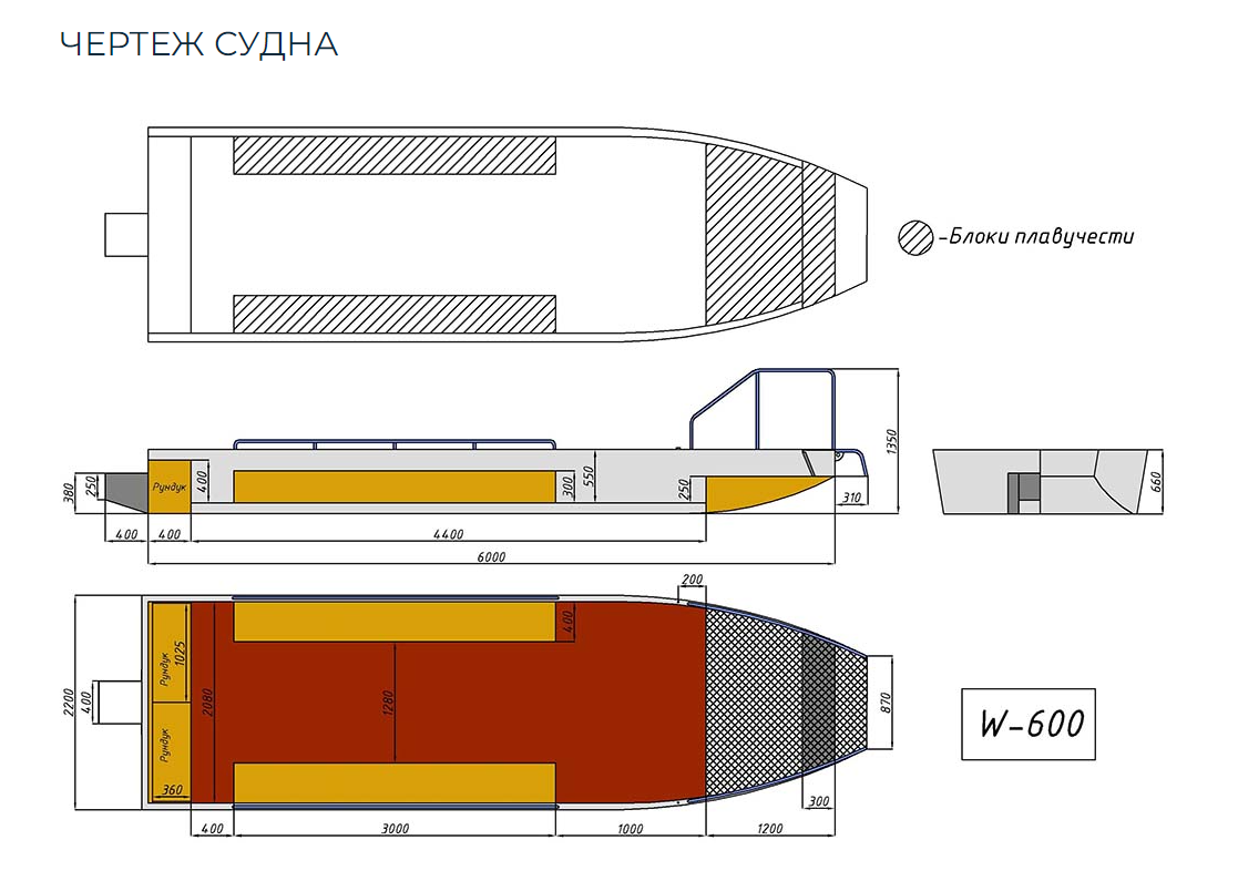 Алюминиевая лодка Wyatboat-600 в Химках