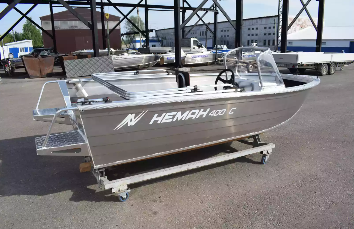 Алюминиевая лодка Неман-400 С в Химках
