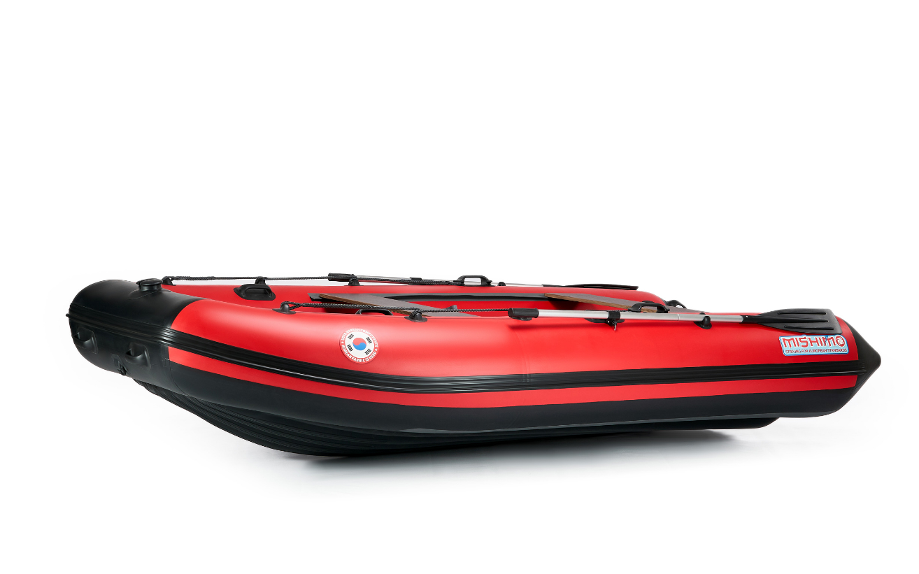 КОМПЛЕКТ ЛОДКА MISHIMO RAPID 380 PRO+ ЛОДОЧНЫЙ МОТОР MARLIN MP 9.9 (20) AMHS PROLINE FORCE в Химках