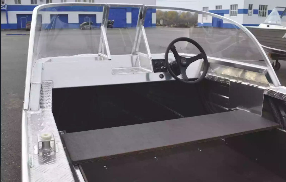 Алюминиевая лодка Wyatboat-390 Pro в Химках