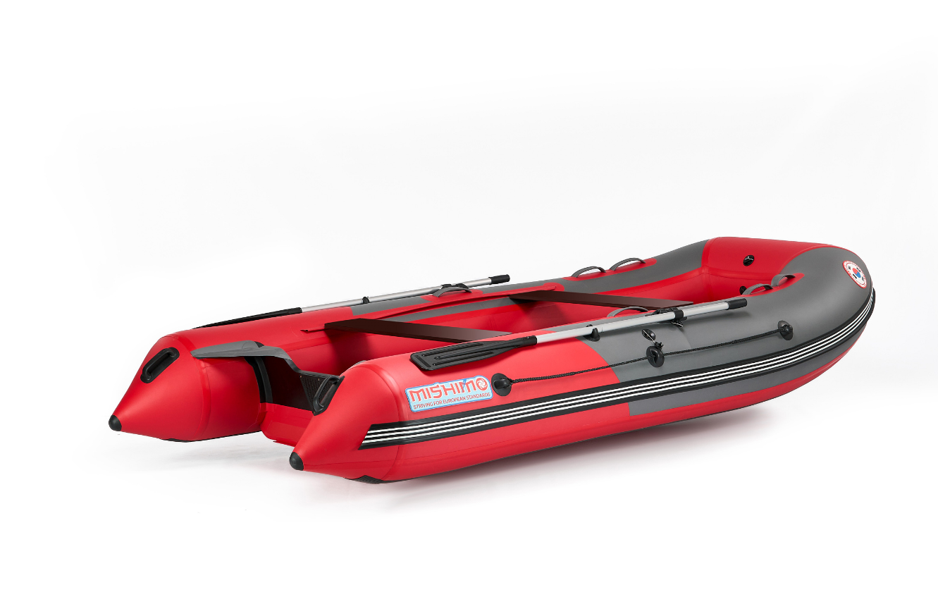 КОМПЛЕКТ ЛОДКА MISHIMO PRO 350 + ЛОДОЧНЫЙ МОТОР MARLIN MP 9.9 (15) AMHS PROLINE в Химках