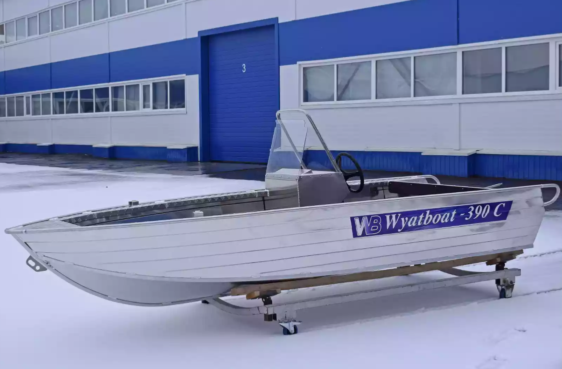 Алюминиевая лодка Wyatboat-390 C в Химках