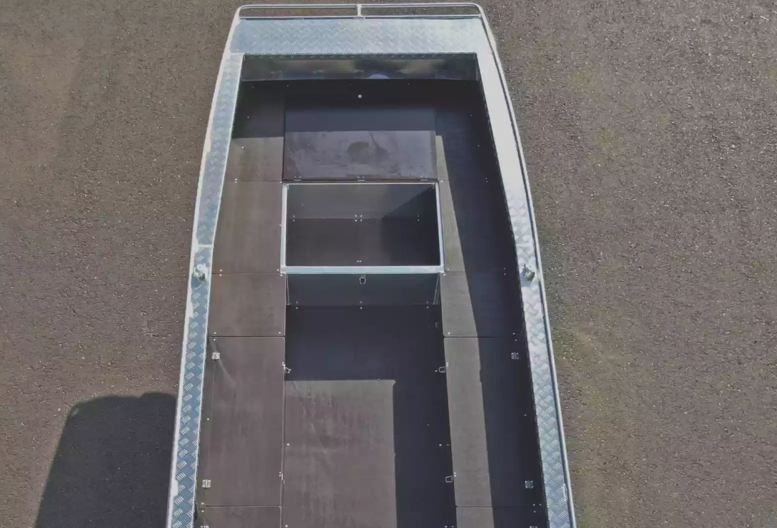 Алюминиевая лодка Wyatboat-490 Jonboat в Химках