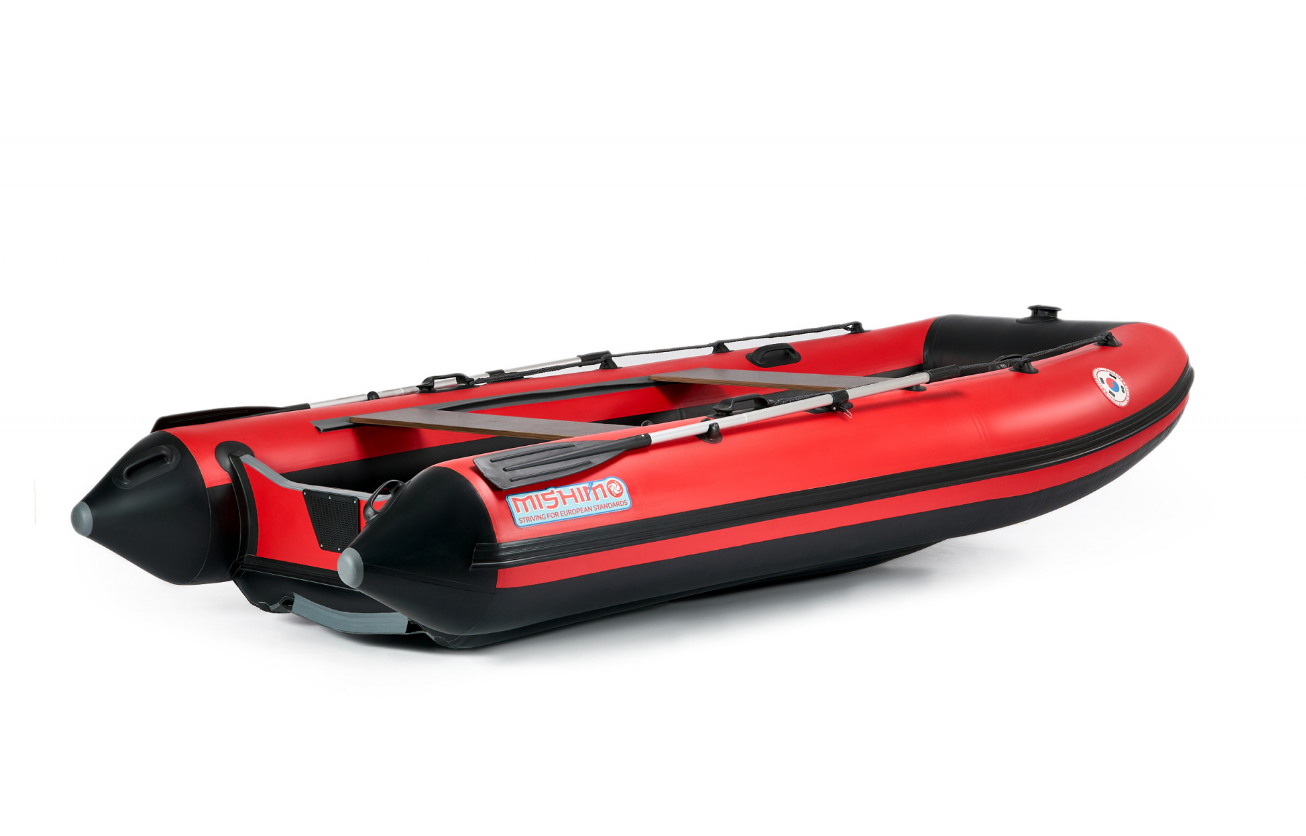 КОМПЛЕКТ ЛОДКА MISHIMO RAPID 380 + ЛОДОЧНЫЙ МОТОР MARLIN MP 9.9 (20) AMHS PROLINE FORCE в Химках