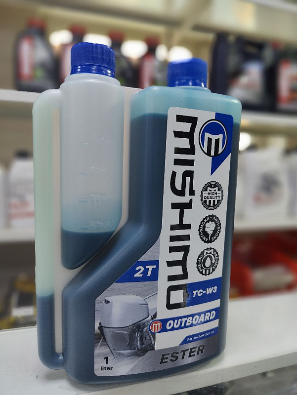 Масло MISHIMO 2T OUTBOARD (ESTER) полусинтетика 1 л в Химках