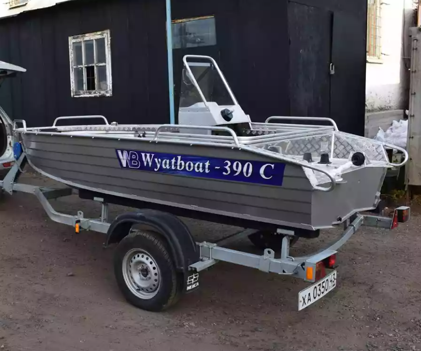 Алюминиевая лодка Wyatboat-390 C в Химках
