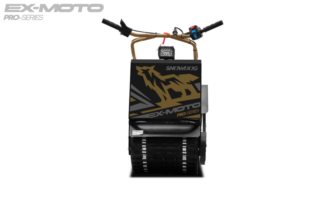 Мотобуксировщик EX-MOTO SNOWDOG S380 8л.с. в Химках