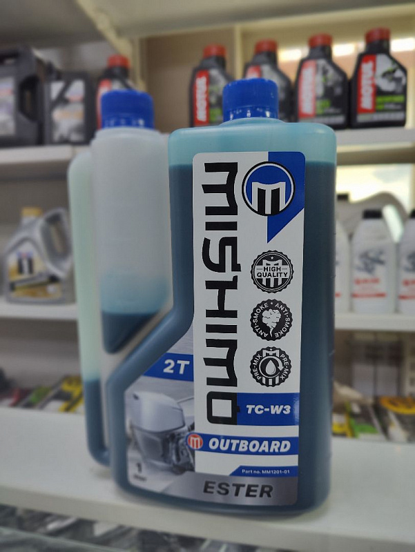 Масло MISHIMO 2T OUTBOARD (ESTER) полусинтетика 1 л в Химках