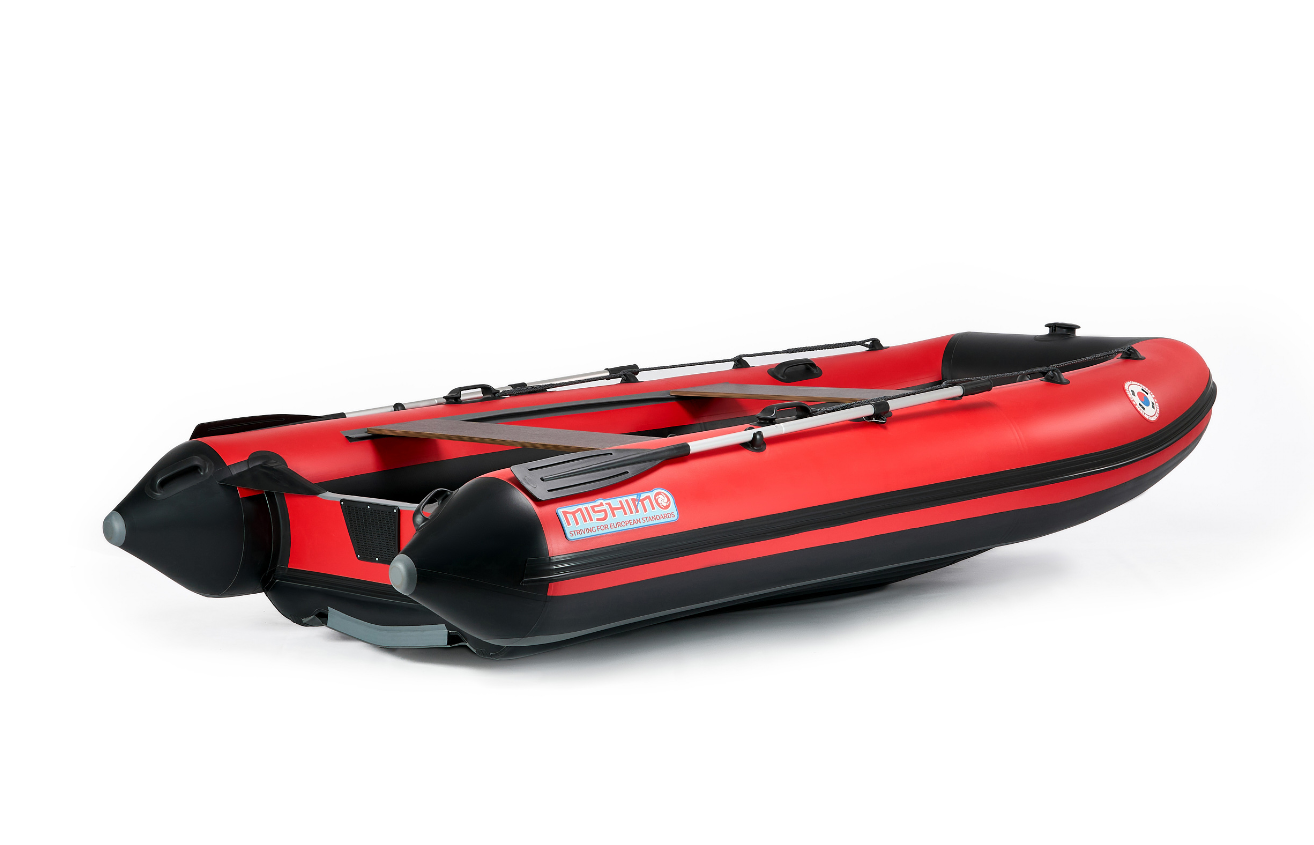 КОМПЛЕКТ ЛОДКА MISHIMO RAPID 380 PRO+ ЛОДОЧНЫЙ МОТОР MARLIN MP 9.9 (20) AMHS PROLINE FORCE в Химках