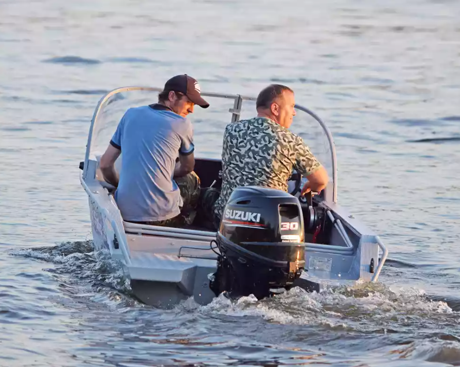 Алюминиевая лодка Wyatboat-390 DCM в Химках