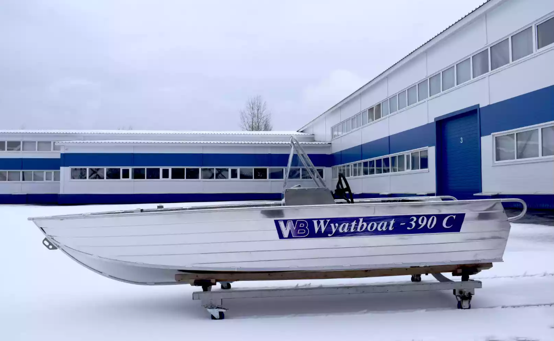 Алюминиевая лодка Wyatboat-390 C в Химках
