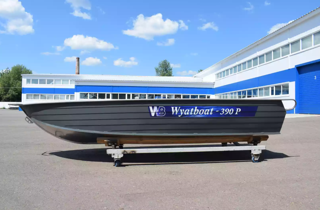 Алюминиевая лодка Wyatboat-390Р Fish в Химках