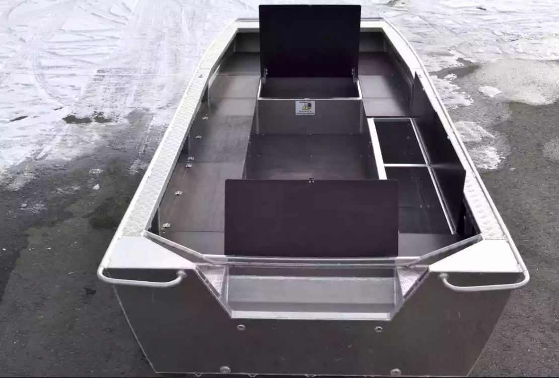 Алюминиевая лодка Wyatboat-490 Jonboat в Химках