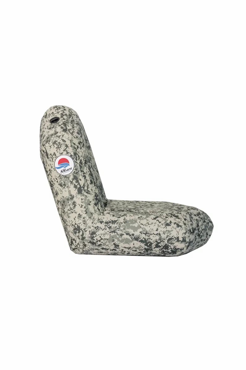 КРЕСЛО НАДУВНОЕ SMARINE, 85Х75 СМ, ПВХ, ЗЕЛЕНЫЙ ПИКСЕЛЬ в Химках