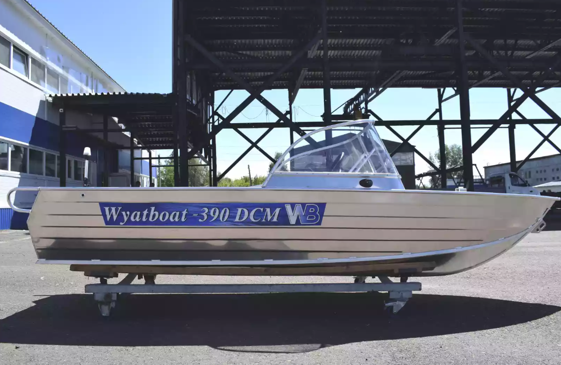 Алюминиевая лодка Wyatboat-390 DCM в Химках