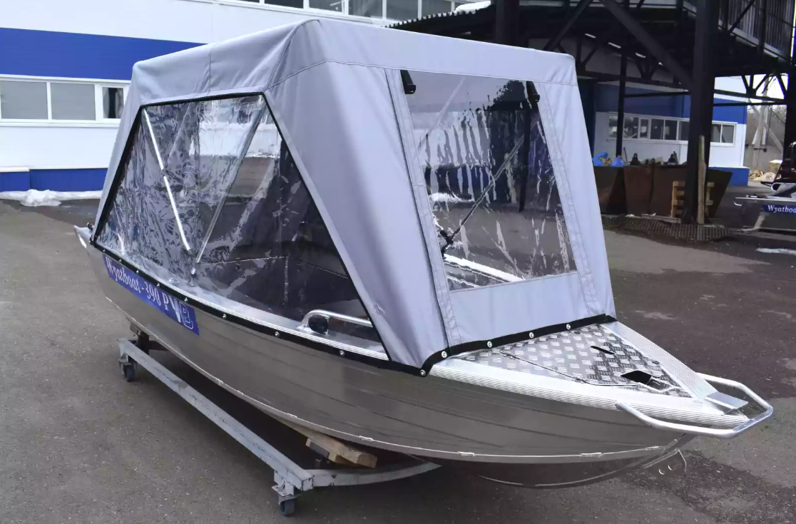 Алюминиевая лодка Wyatboat-390РМ в Химках