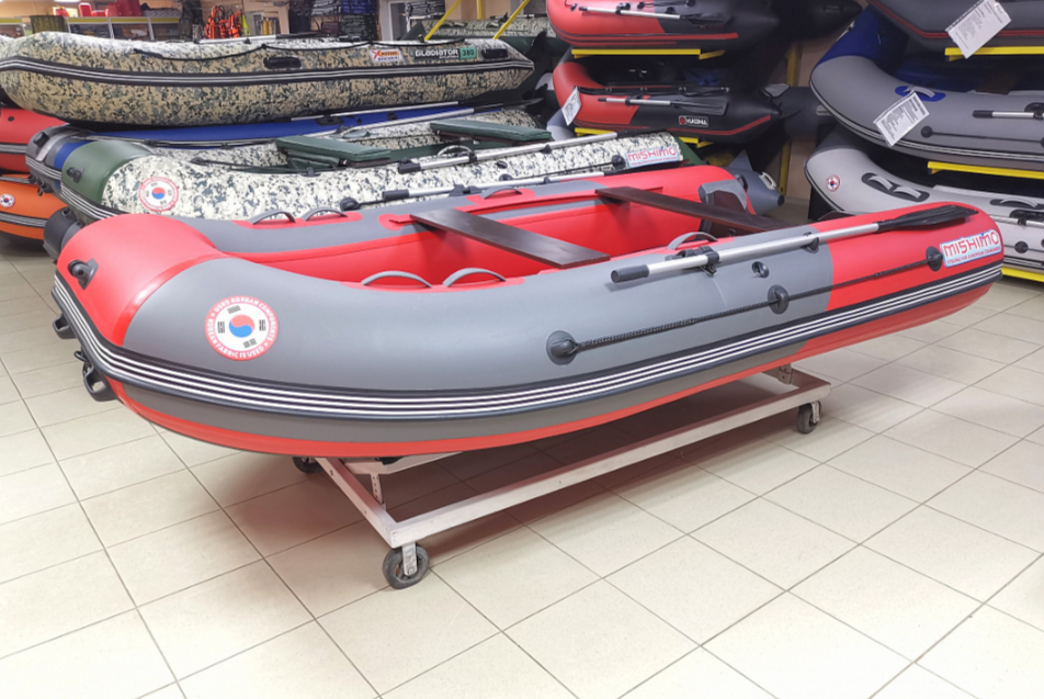 КОМПЛЕКТ Лодка MISHIMO PRO 350 + ЛОДОЧНЫЙ МОТОР MARLIN MP 9.9 (20) AMHS PRO в Химках