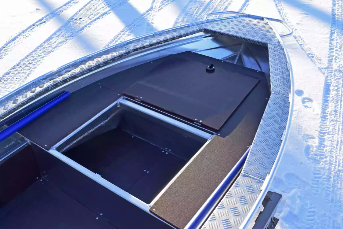 Алюминиевая лодка Wyatboat-370 Р FISH в Химках