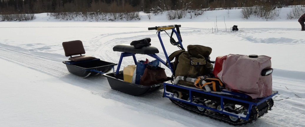 Мотобуксировщик Альбатрос-L 6.5 с фарой в Химках