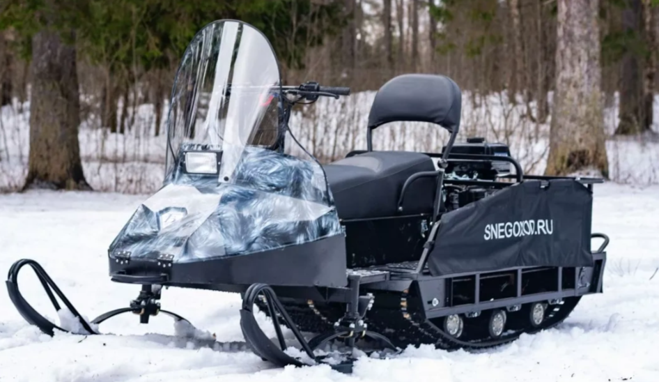 Миниснегоход Егерь Экспедитор 20 л.с. , реверс, тормоз, капот белый в Химках