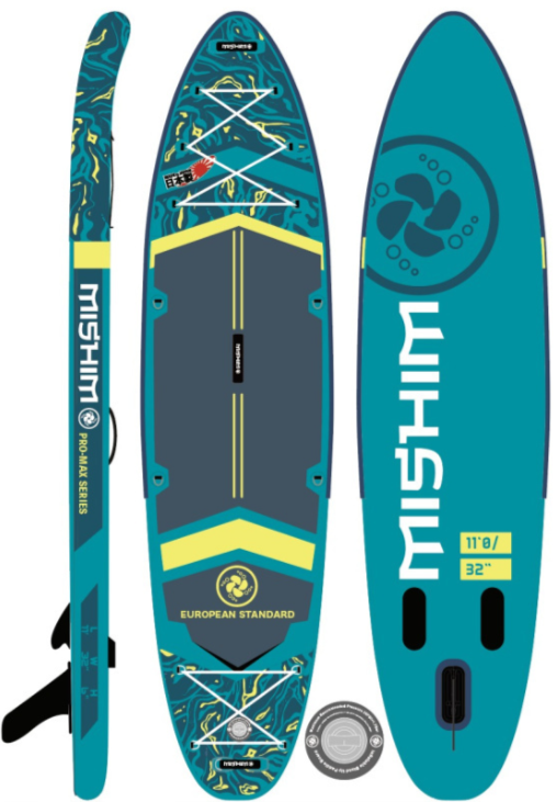 SUP (САП) Доска MISHIMO PRO-MAX Light Teal 11’ (335см) в Химках