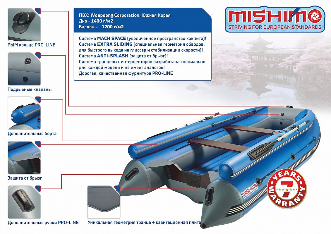 Лодка MISHIMO FAMILY LITE DF 390 в Химках