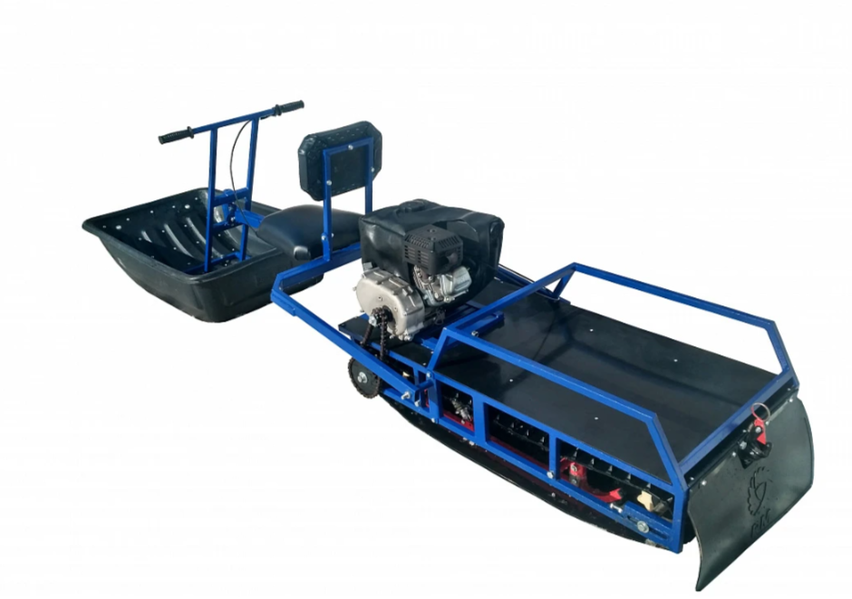 Мотобуксировщик толкач Альбатрос-XL8 с модулем. С фарой, тележки в Химках