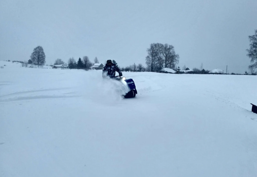 Мотобуксировщик Альбатрос-XLV 9 тележки, 1450 мм в Химках