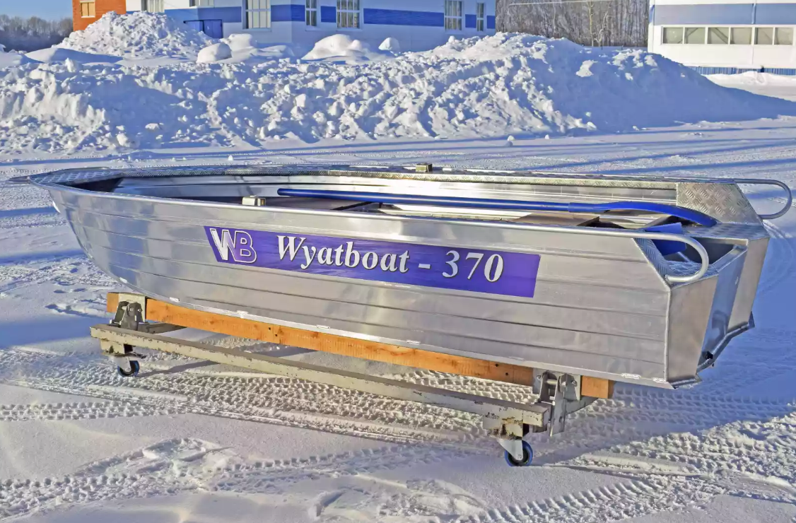 Алюминиевая лодка Wyatboat-370 Р FISH в Химках