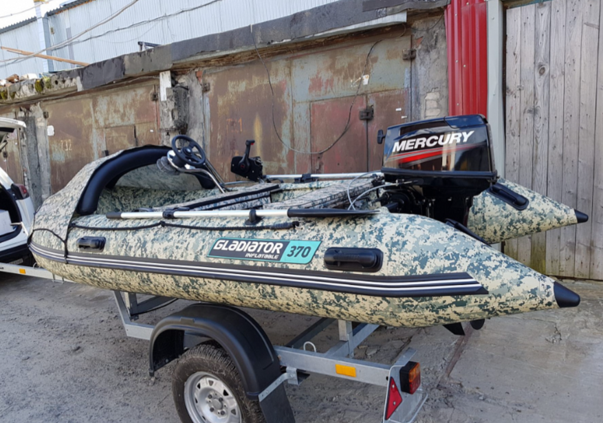 НАДУВНАЯ ЛОДКА GLADIATOR C370AL в Химках