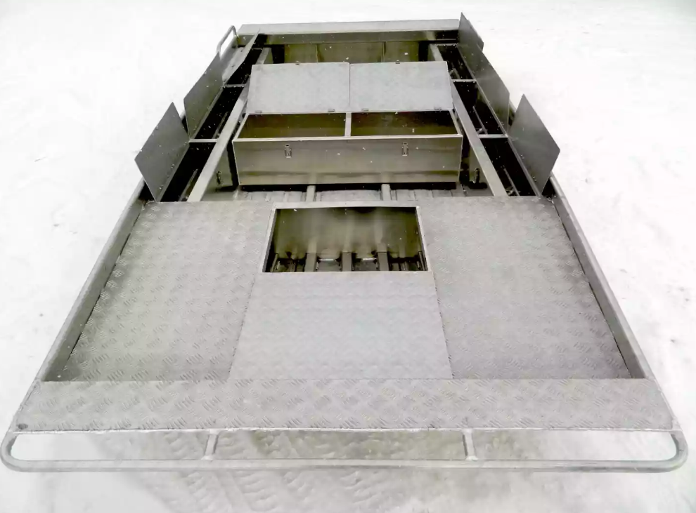 Алюминиевая лодка Wyatboat-390 Jonboat в Химках