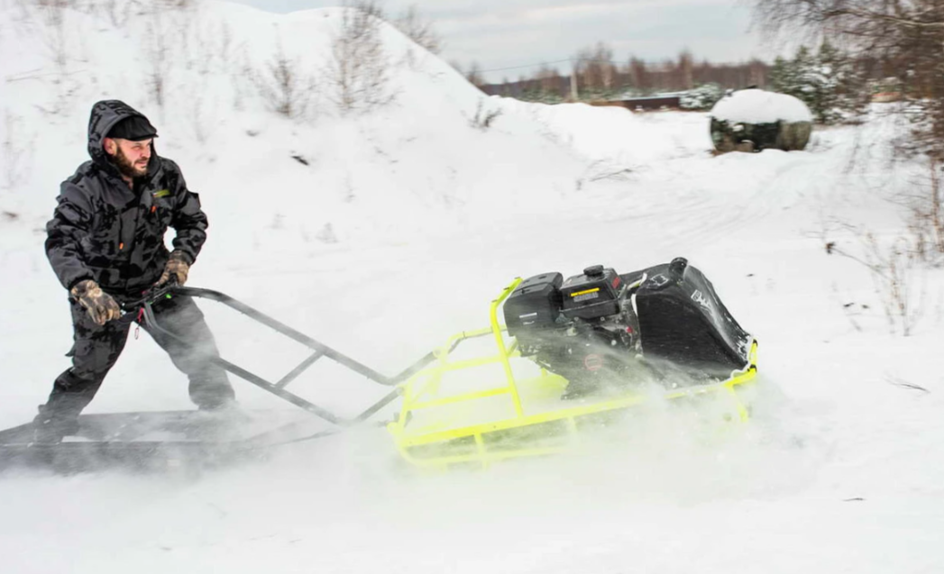 Мотобуксировщик Бурлак ХОЗЯИН-1 (капот ткань) в Химках