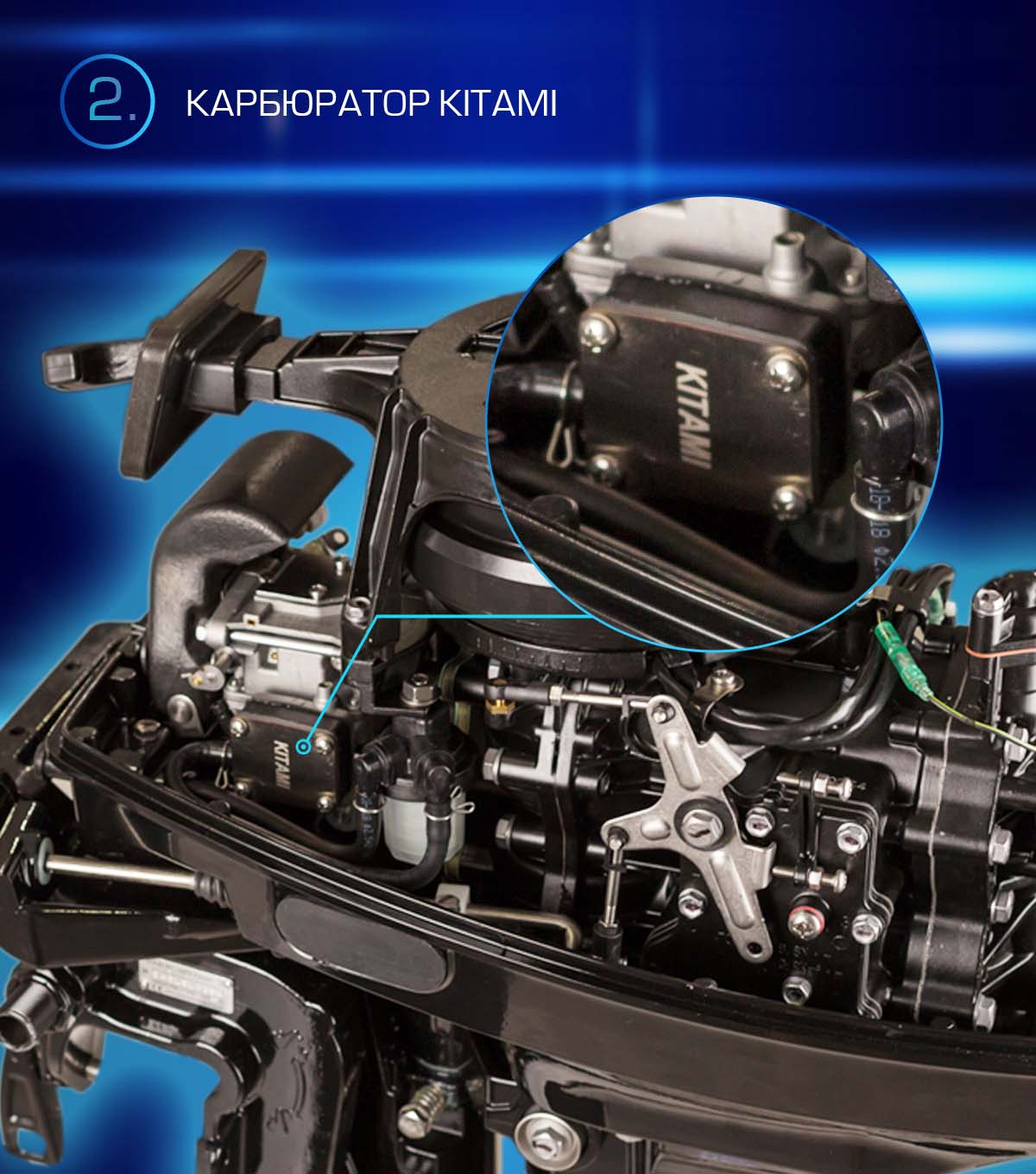 Лодочный мотор MARLIN PROLINE MP 9.9 (20) AWRS FORCE в Химках