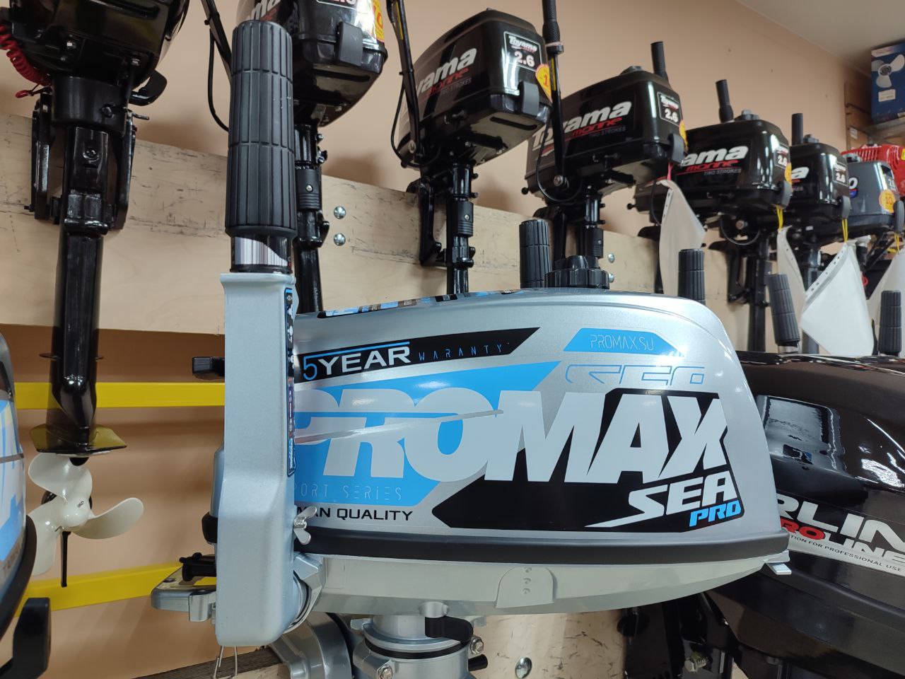 Лодочный мотор PROMAX SP5FHS (внешний бак 12 л) в Химках