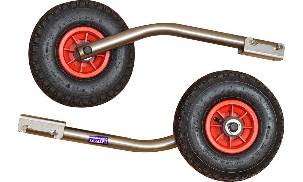 Транцевые колеса модульные удлиненные из нержавеющей стали в Химках