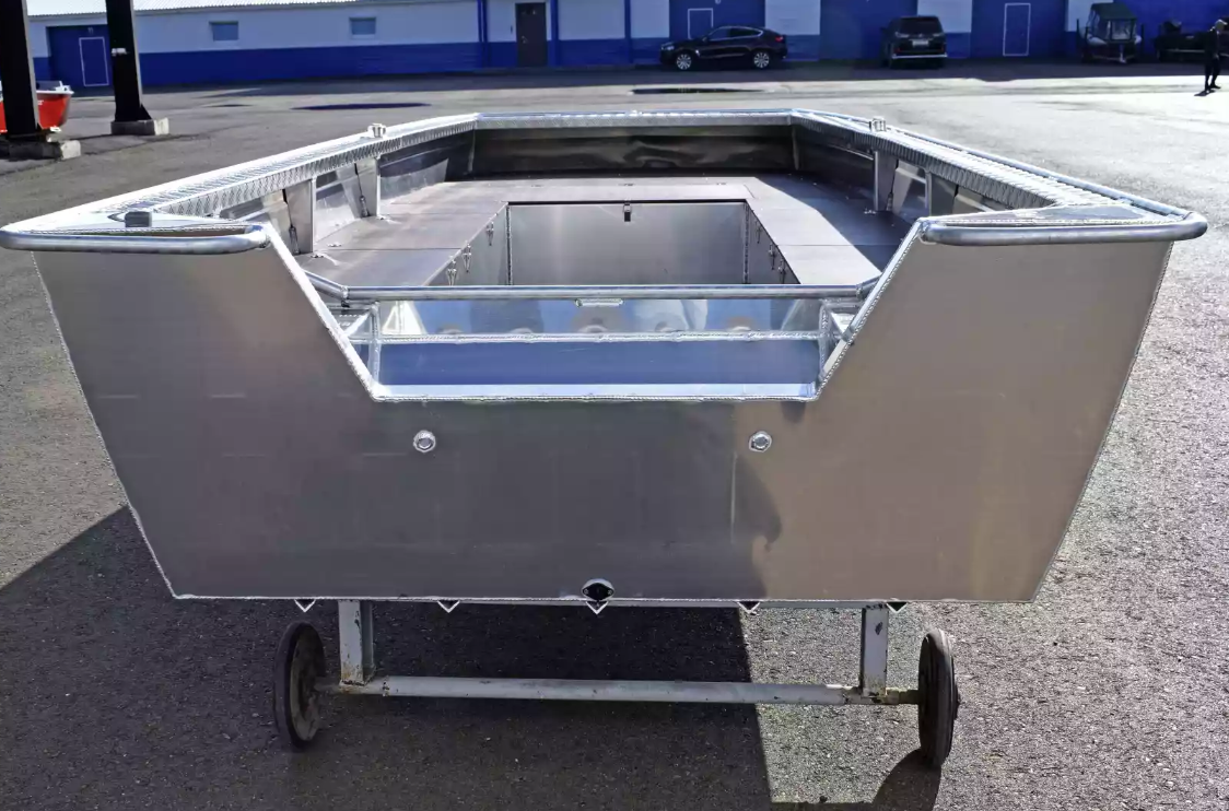 Алюминиевая лодка Wyatboat-490 Jonboat в Химках