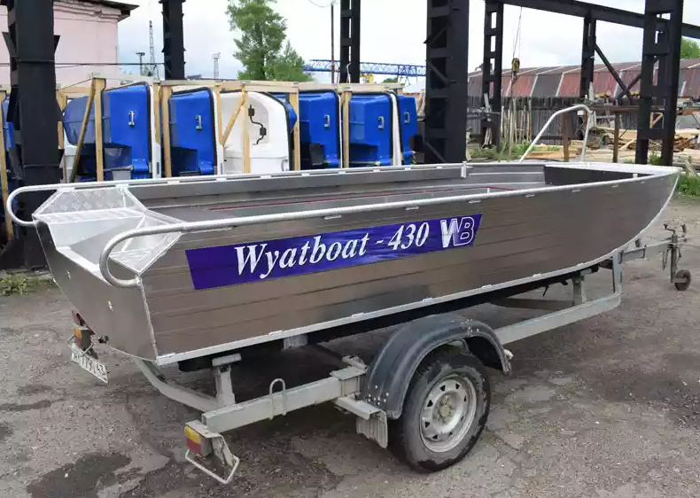 Алюминиевая лодка  Wyatboat-430 Master в Химках