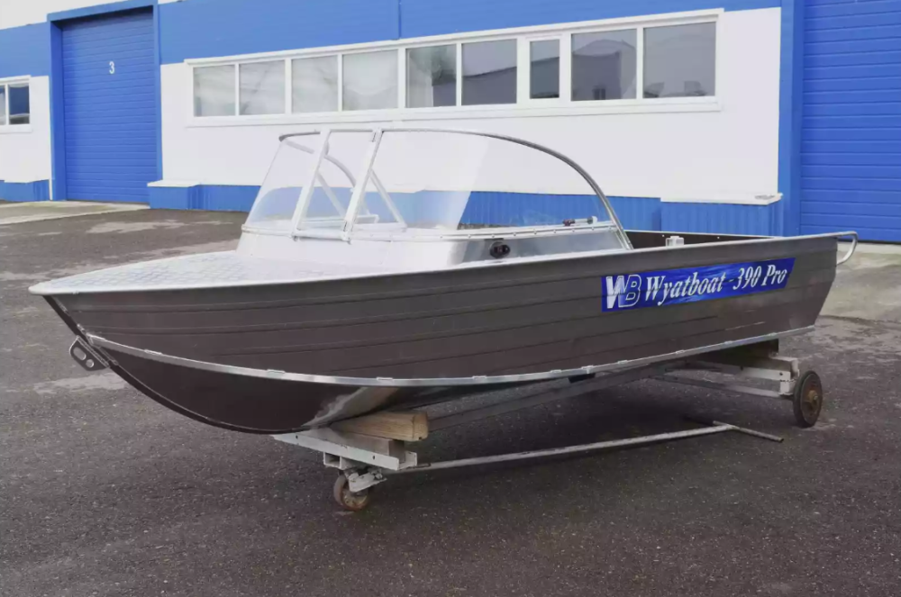 Алюминиевая лодка Wyatboat-390 Pro в Химках