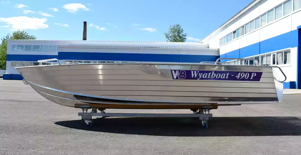Алюминиевая лодка Wyatboat-490 P в Химках