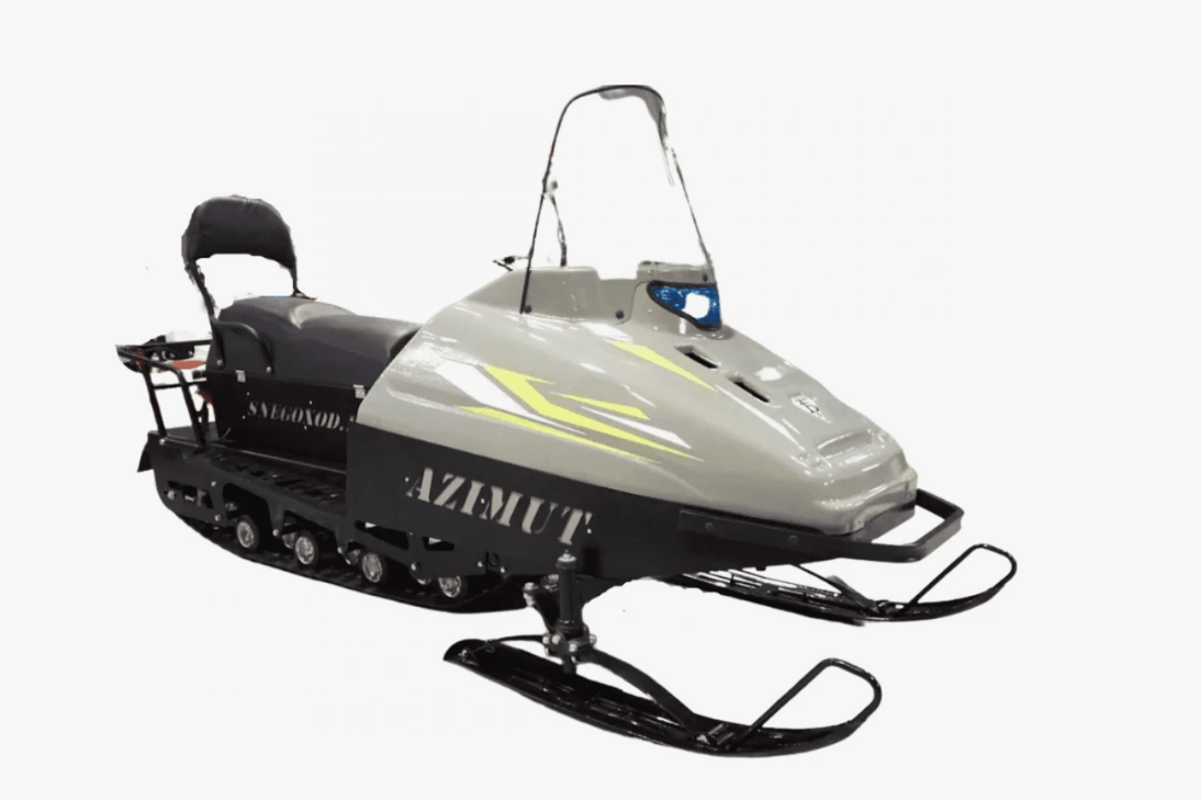 Миниснегоход Бурлак Азимут 24 л.с. , эл.запуск, реверс, тормоз гидравл, капот серый в Химках