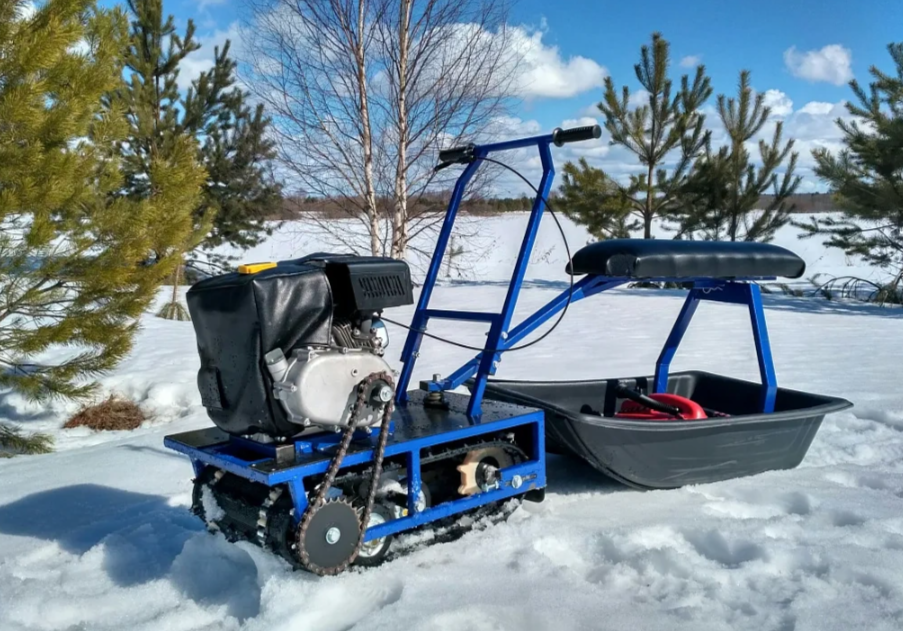 Мини-мотобуксировщик Альбатрос-М с фарой в Химках